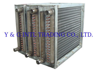 3 - 25mm Fin Pitch Heat Exchanger Equipment Copper Fin Tube Pendingin Udara