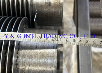 Stainless Steel Fined Tube Hitam dan Stud Dia 12.7mm untuk suhu tinggi