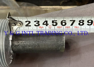 Disesuaikan Beveled End Fin Tube Fin Ketebalan 0,3mm 1mm