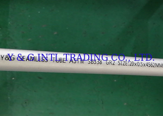 Titanium tabung bulat dipoles paduan tanpa jahitan dilas 0,1% kekotoran