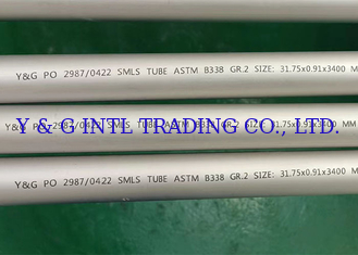 Precision Cold Rolled Titanium Alloy Tube dengan Kecemasan 1% Rendah