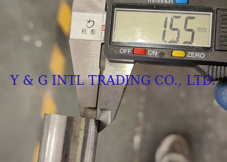 1mm-150mm Ketebalan dinding Stainless Steel Tubing Tube Teknik digulung dingin