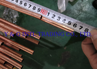 Perak Hitam Bulat Baja Karbon Baja Ringan Tembaga Bare Bare Tube Finned Tube