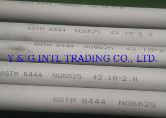 42.16 * 2.8mm Brushed Nikel Tubing, Anti Aqueous Corrosion Inconel 625 Seamless Tube
