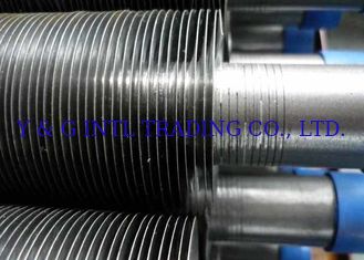 A179 G Type Finned Aluminium Tubing, Embedded Extruded Fin Tube 2.1-5.0mm Pitch