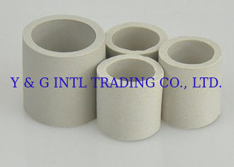 Alumina Keramik Raschig Ring Ketebalan 0.5mm-30mm Untuk Menara Pendingin
