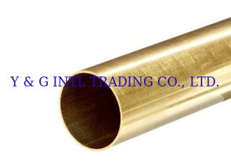 C2680 Copper Alloy Thin Brass Tubing Ketebalan 0.5mm - 50mm Untuk Kondisi Udara