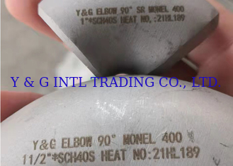 Astm B366 Butt Welding Fittings Monel 400 Inconel 600 Incoloy 825 Paduan 20