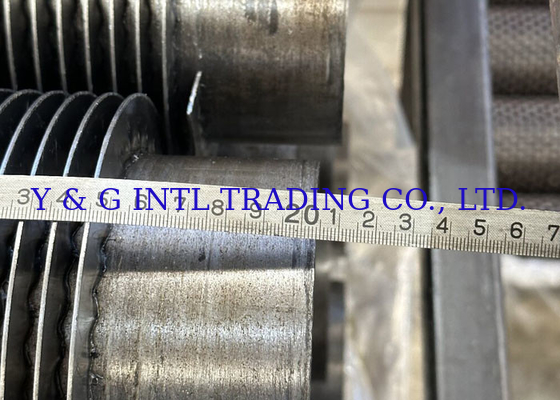 Stainless Steel Fined Tube Hitam dan Stud Dia 12.7mm untuk suhu tinggi