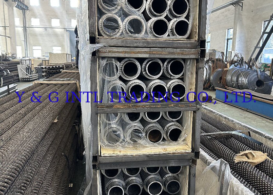 Stainless Steel Fined Tube Hitam dan Stud Dia 12.7mm untuk suhu tinggi