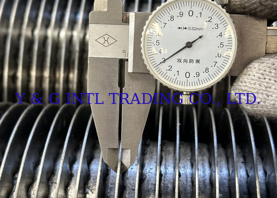 Stainless Steel Fined Tube Hitam dan Stud Dia 12.7mm untuk suhu tinggi