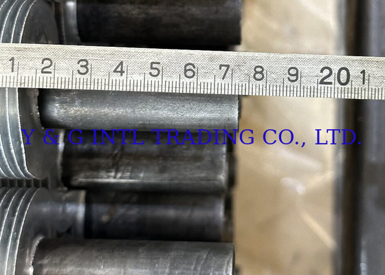 Tabung sirip Lebar sirip bulat 0,3 mm 1 mm untuk suhu