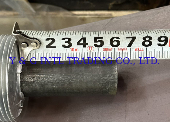 Disesuaikan Beveled End Fin Tube Fin Ketebalan 0,3mm 1mm