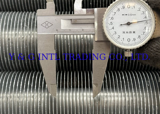Disesuaikan Beveled End Fin Tube Fin Ketebalan 0,3mm 1mm