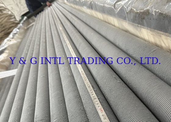 Tabung sirip Lebar sirip bulat 0,3 mm 1 mm untuk suhu