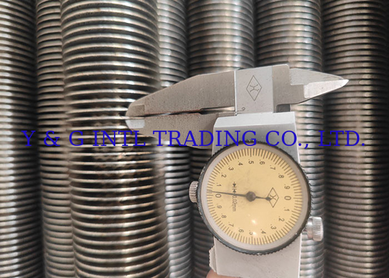 Tubing HF Karbon Steel Fin YG End Plain Stainless Steel Fin dengan suhu tinggi