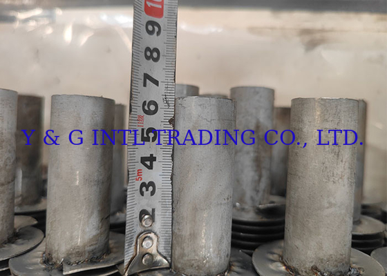 Industrial Carbon Steel Fin Stud Dia 12.7mm Silver Carbon Steel Heat Transfer Tube