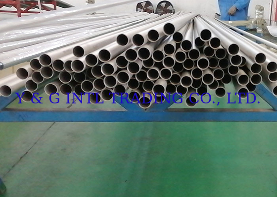 Gr1 Gr3 Titanium Alloy Tubing / Tabung Titanium Paduan Wisent076 Kemurnian Pipa Lurus Dilas Mulus