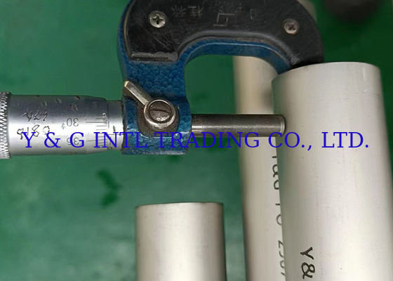 Wisent076 ASTM B338 Titanium tabung paduan bulat dengan permukaan dipoles