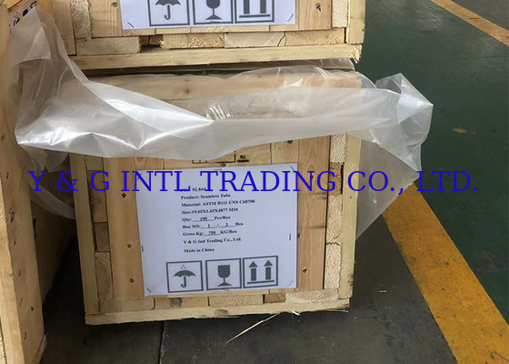 Toleransi ± 0.05mm Disesuaikan Dalam Diameter Tembaga Alloy Pipe Pipe