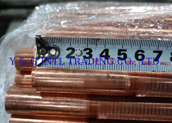 KL Fin Type Heat Exchanger Cupro Nikel Fined Tube In Silver With Bare Tube Tembaga Nikel Alloy