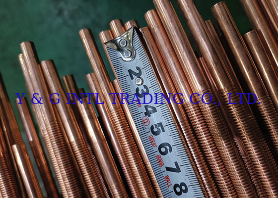 Perak Hitam Bulat Baja Karbon Baja Ringan Tembaga Bare Bare Tube Finned Tube