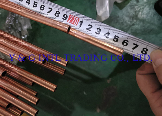 Perak Hitam Bulat Baja Karbon Baja Ringan Tembaga Bare Bare Tube Finned Tube