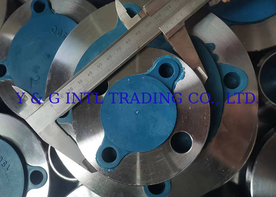 Fitting pipa CNC Mesin Flanges Di Baja Karbon Baja tahan karat
