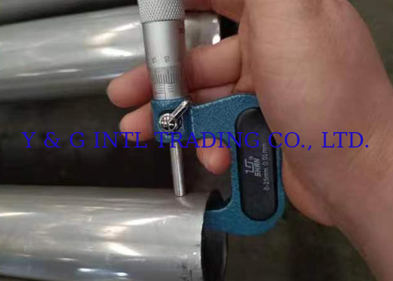Diameter dalaman yang disesuaikan Tabung Cuni Perak Digulung Dingin