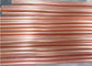 Pipa Tembaga Seamless Lurus C11000, Custom Rotating Bands Copper Round Tube
